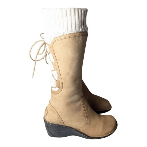 UGG Skylair Wedge Knee High Boot Size 7 - Picture 3 of 9